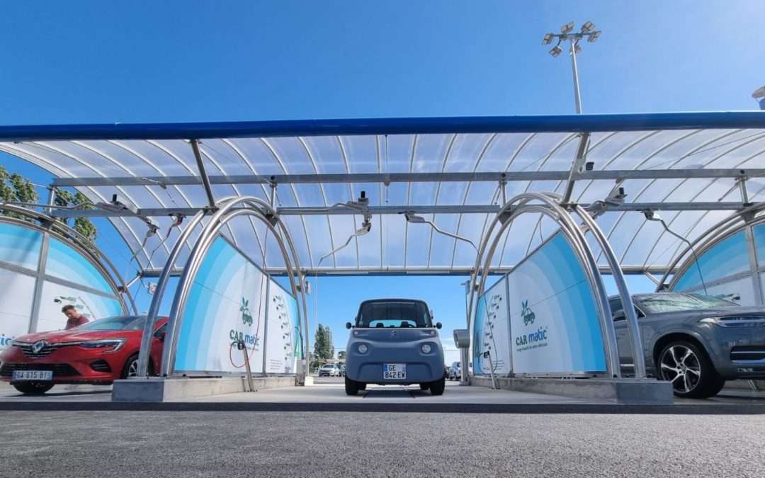 New car wash in France equipped with Adriateh Sferica